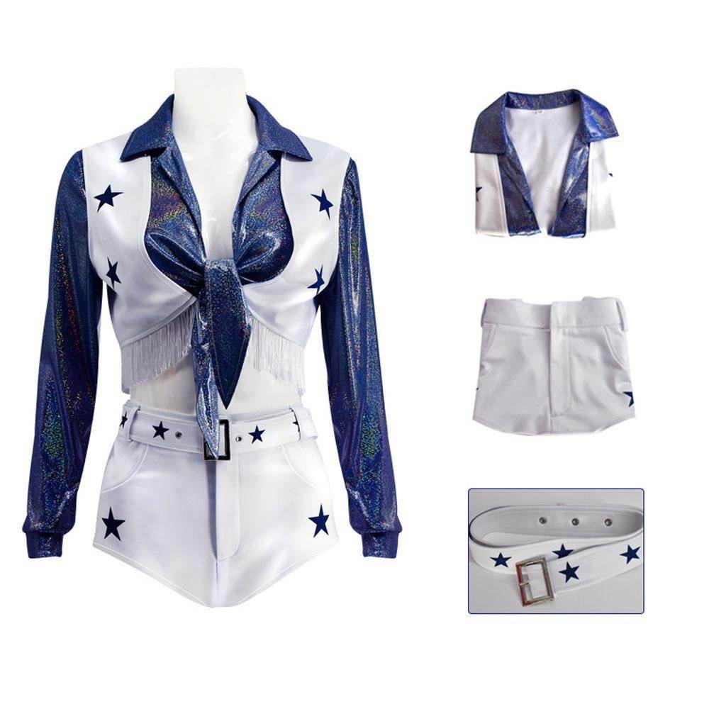 Adult dallas cowboys cheerleader halloween costume for Women - zzcosplay