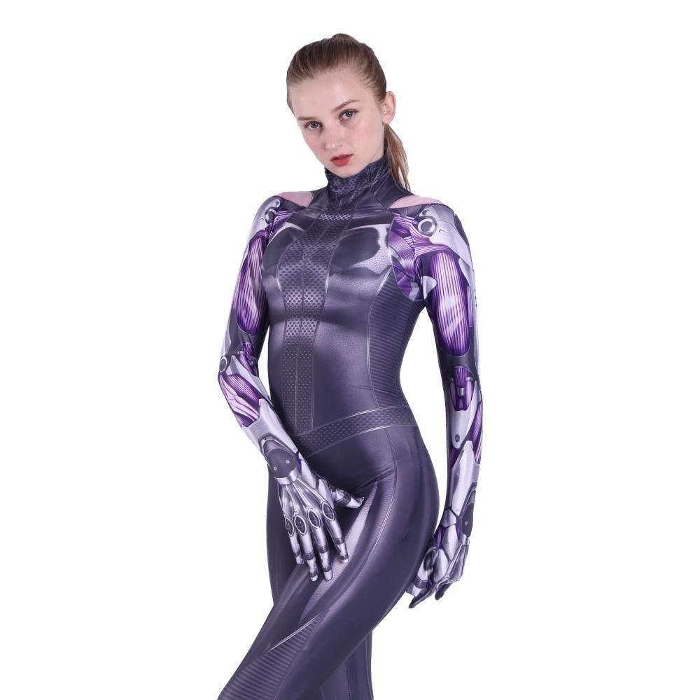 Alita Battle Angel 3D Print Cosplay Costume Adult Kids Jumpsuit for Parties Photoshoots - zzcosplay