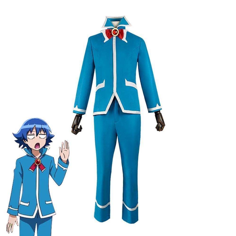 Anime Cosplay Welcome To Demon School Costume Iruma Kun Unform Halloween Suit Outfit Sets Dress Up For Men - zzcosplay