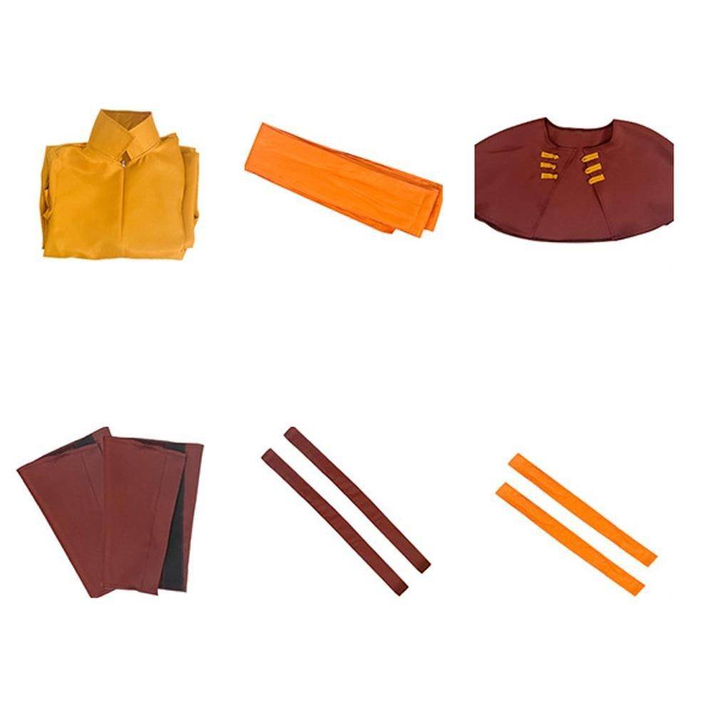 Anime Katara Bumi Aang Avatar The Last Airbender Cosplay Costume Adult Kids - zzcosplay