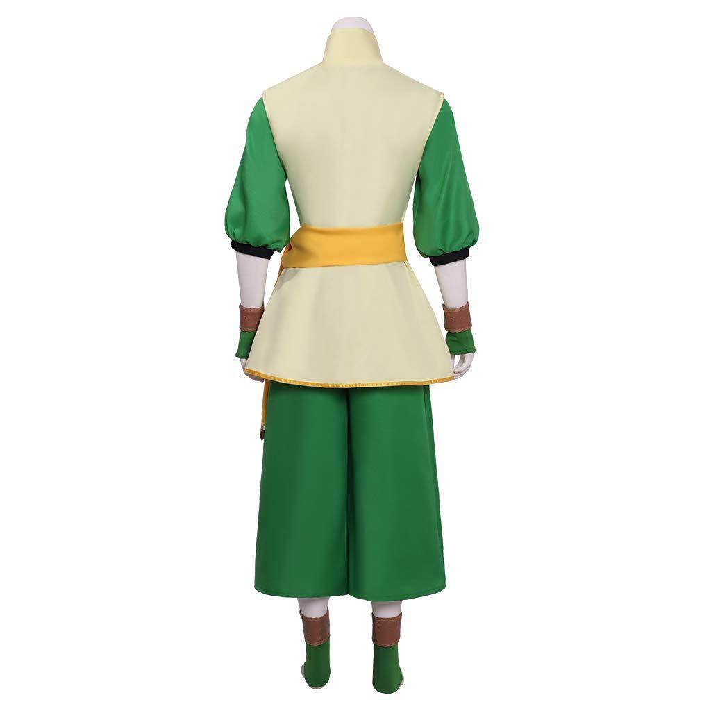 Anime Toph Beifong Avatar The Last Airbender Costume Party Carnival Cosplay Full Set - zzcosplay