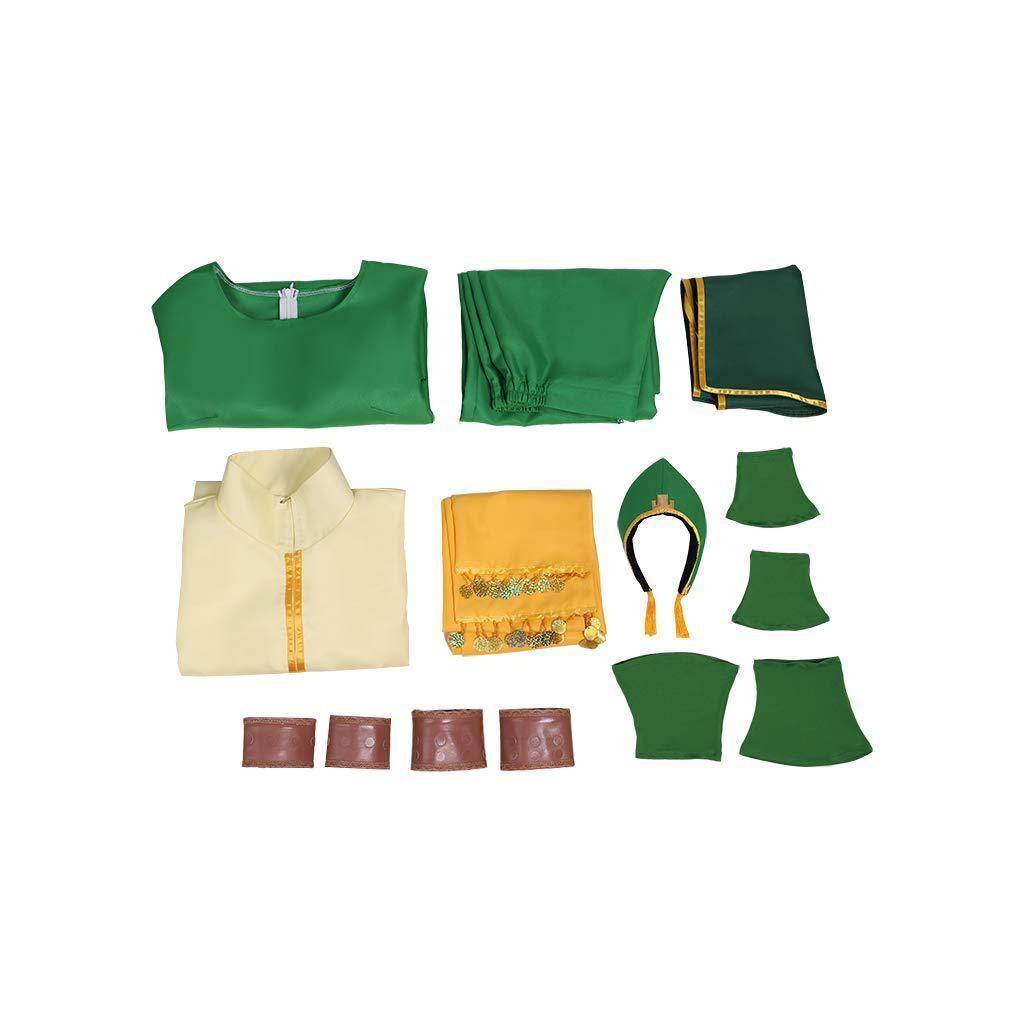Anime Toph Beifong Avatar The Last Airbender Costume Party Carnival Cosplay Full Set - zzcosplay