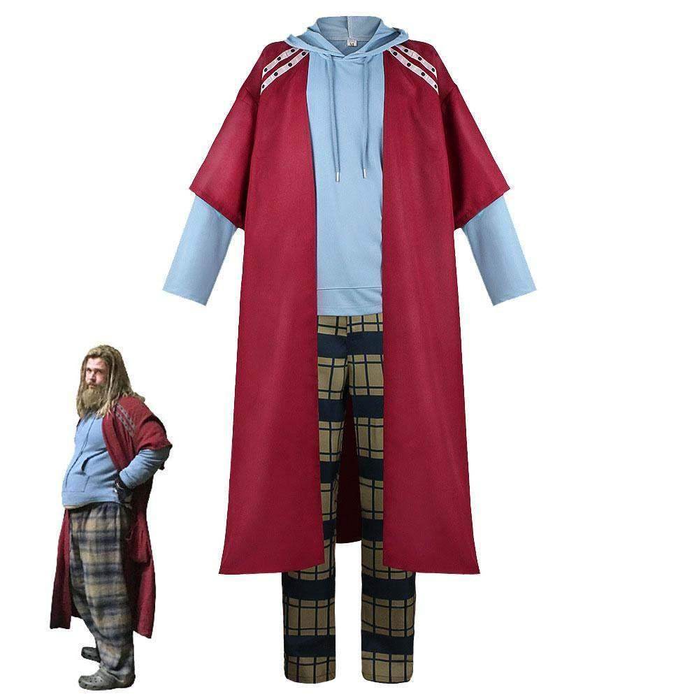 Avengers Endgame Thor Outfit Cosplay Costume Long Pants Set Halloween Full Suit For Men - zzcosplay
