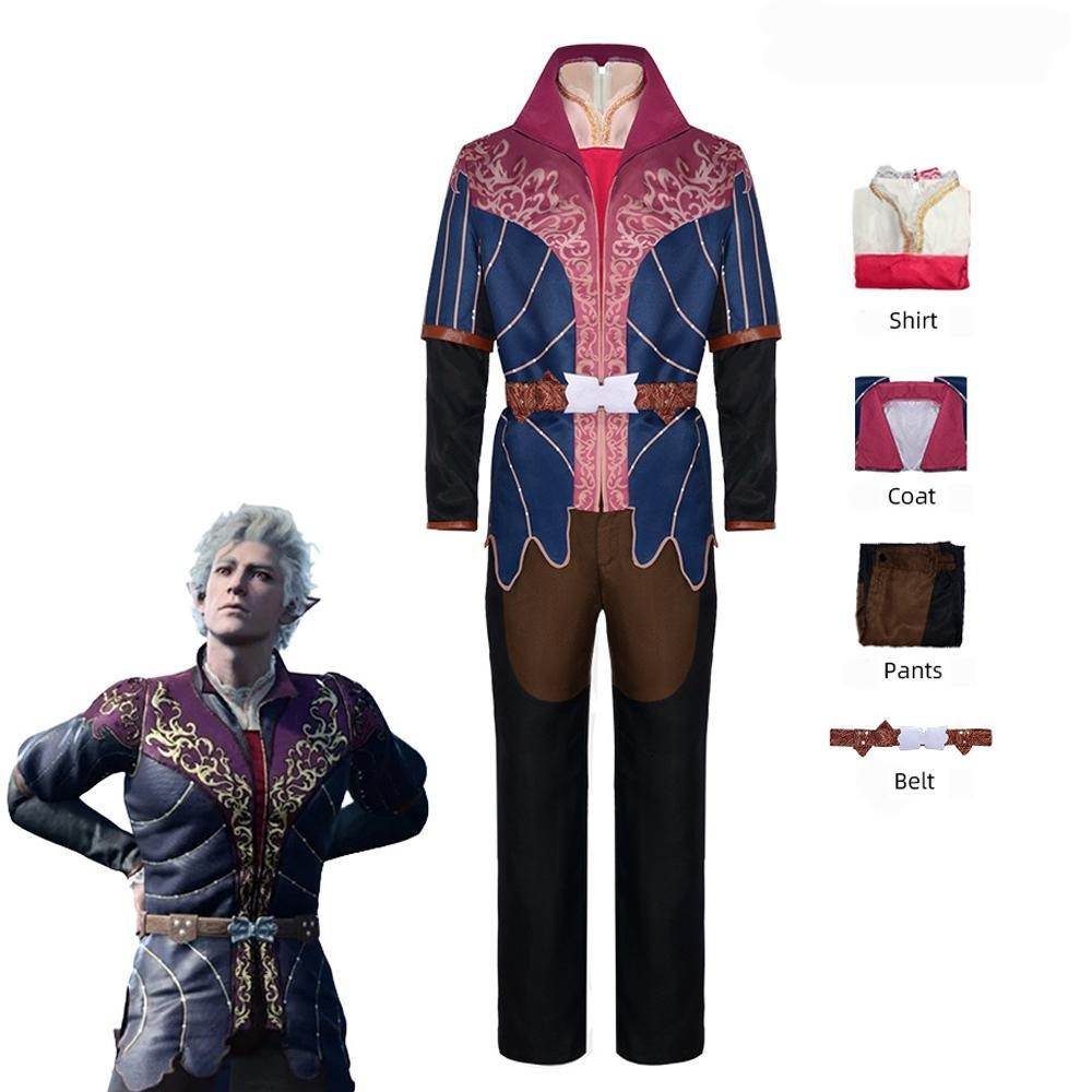 Baldur's Gate 3 Astarion Game Cosplay Costume party - zzcosplay