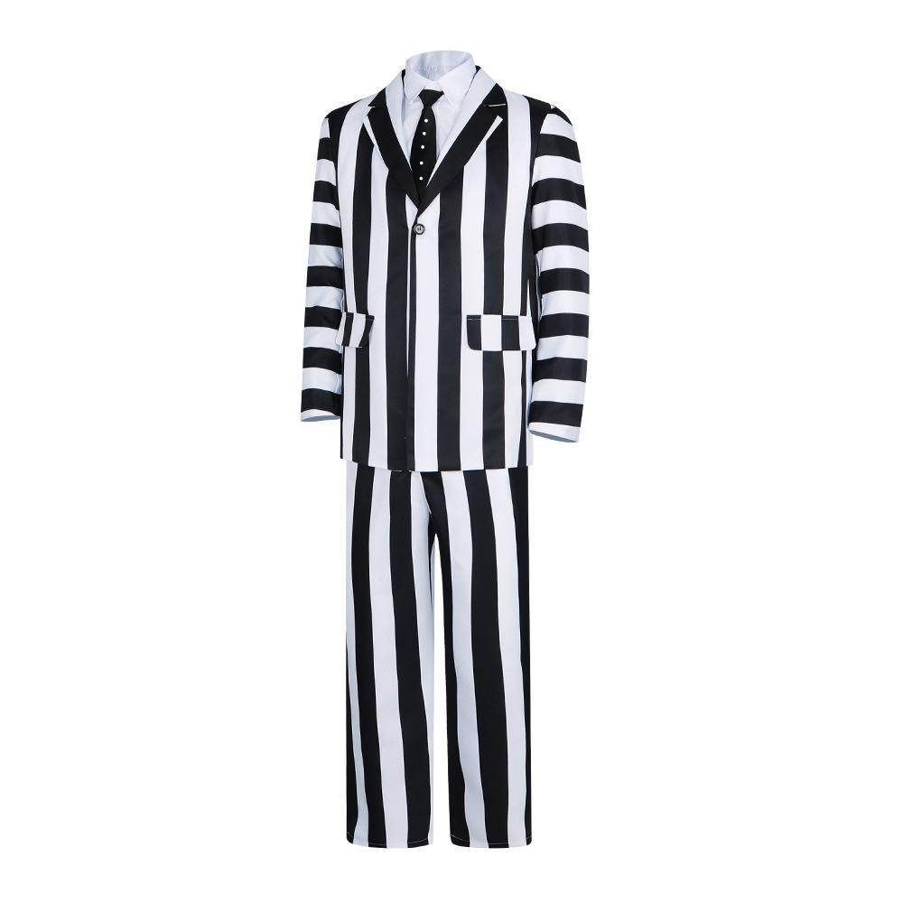 Beetlejuice 2 Michael Keaton Costume Party Halloween Suit - zzcosplay