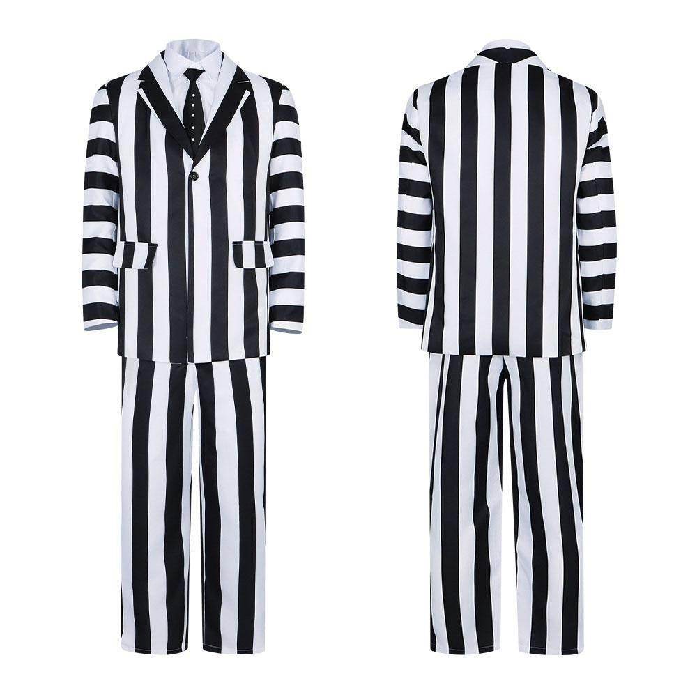 Beetlejuice 2 Michael Keaton Costume Party Halloween Suit - zzcosplay