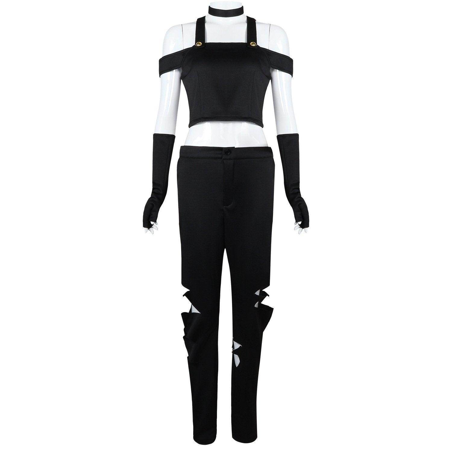 Black White Hazbin Hotel Adult Cosplay Costume Outfits Halloween Carnival Suit - zzcosplay