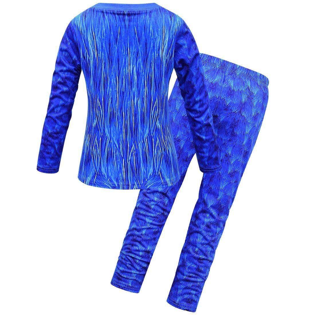 Boys Long Sleeve Cartoon Pants Set Sonic the Hedgehog Print costumes Set - zzcosplay