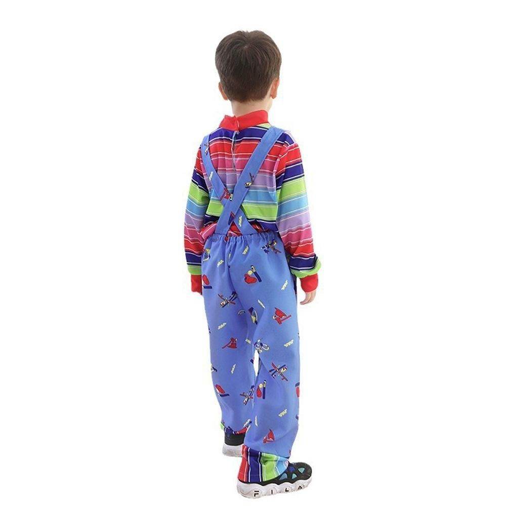 child's kids Chucky Costume Boy Jumpsuit Girls Dress stage Halloween - zzcosplay