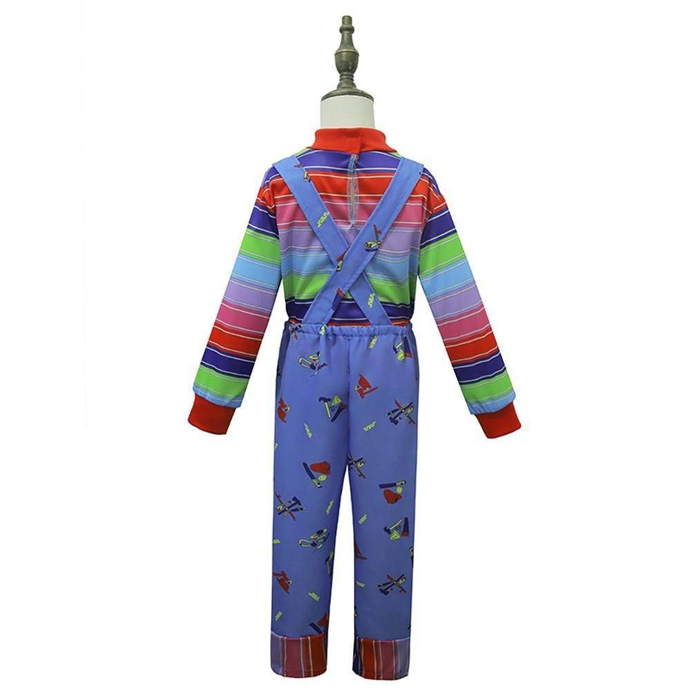 child's kids Chucky Costume Boy Jumpsuit Girls Dress stage Halloween - zzcosplay
