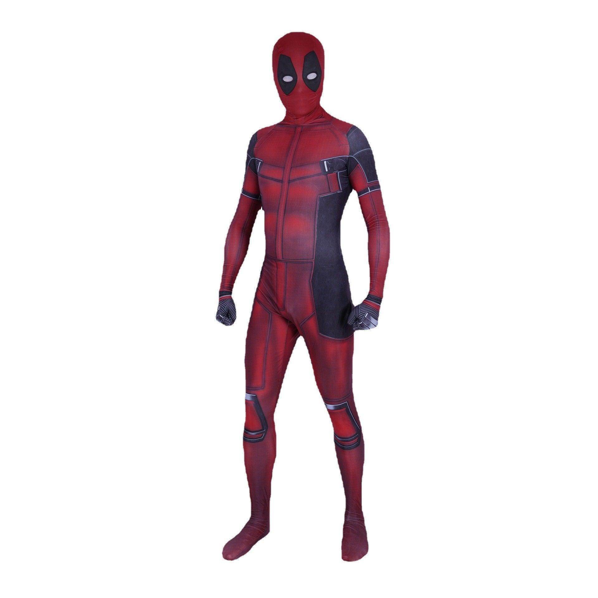 Deadpool Wade Wilson Cosplay Jumpsuit Adult And Kids Halloween Costume - zzcosplay