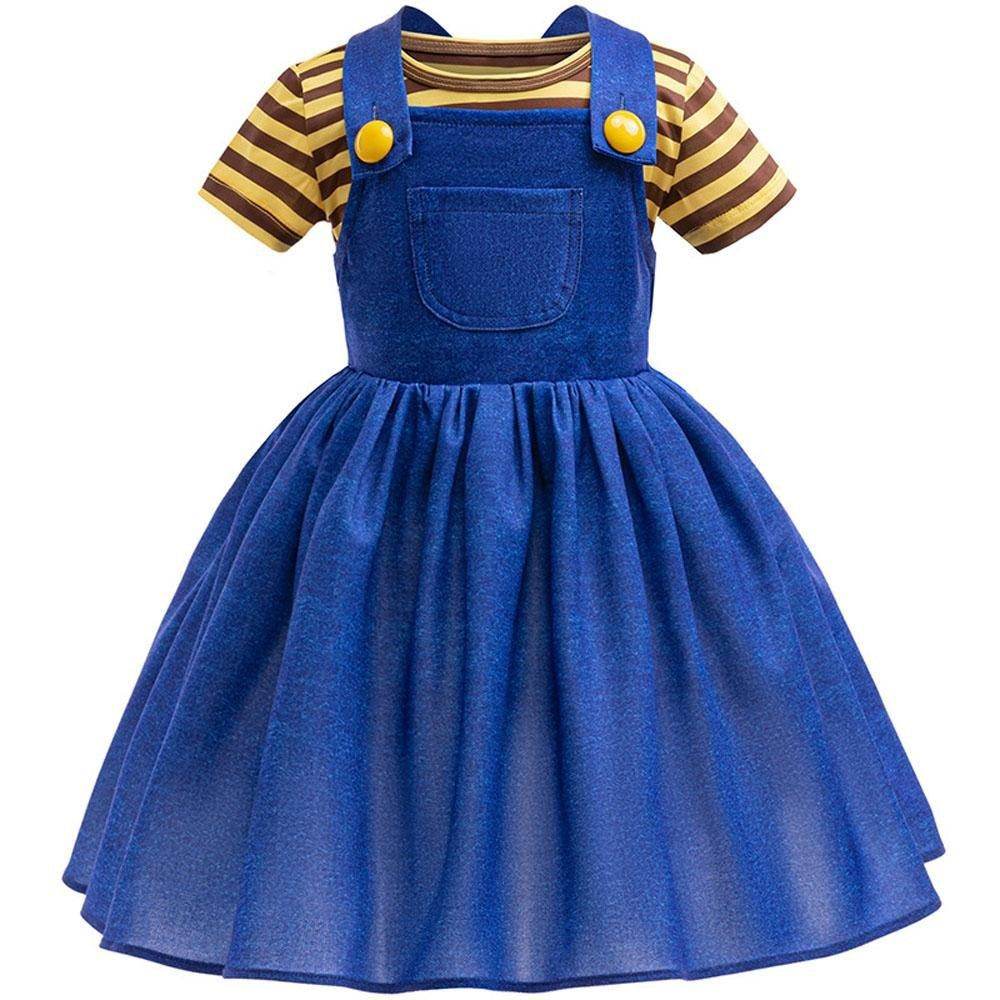 Despicable Me Agnes Costume Cosplay Dress Halloween Party Outfit - zzcosplay