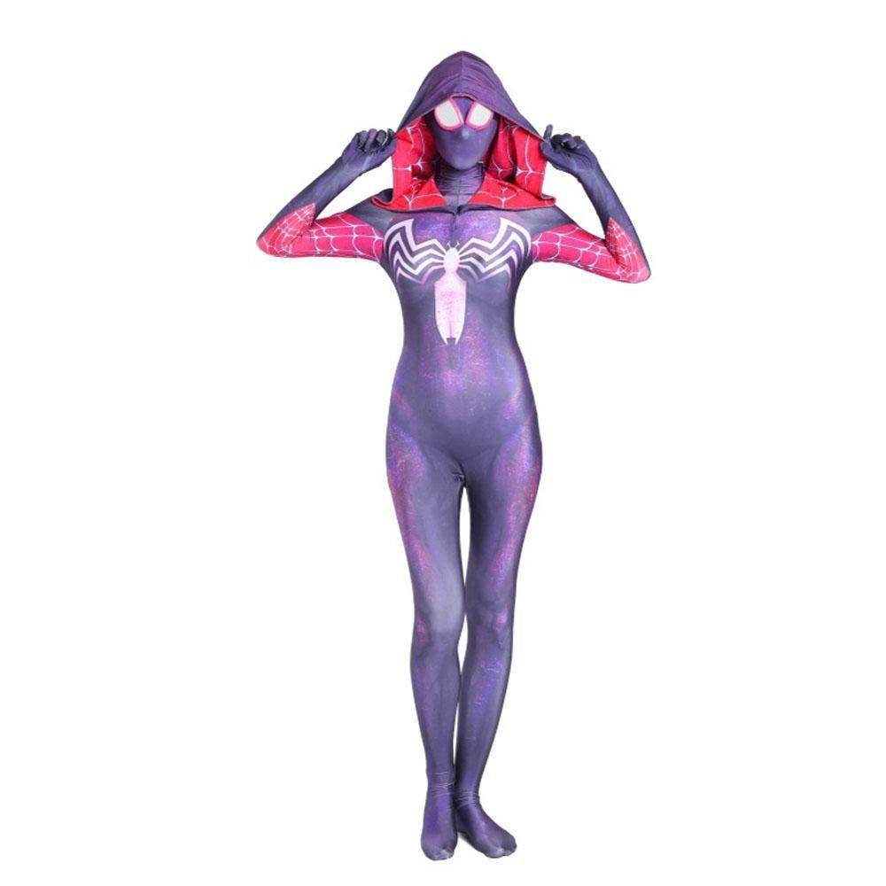 Gwen Stacy Spider-man Costume Costume Zentai Jumpsuit Bodysuit Adult Kids - zzcosplay