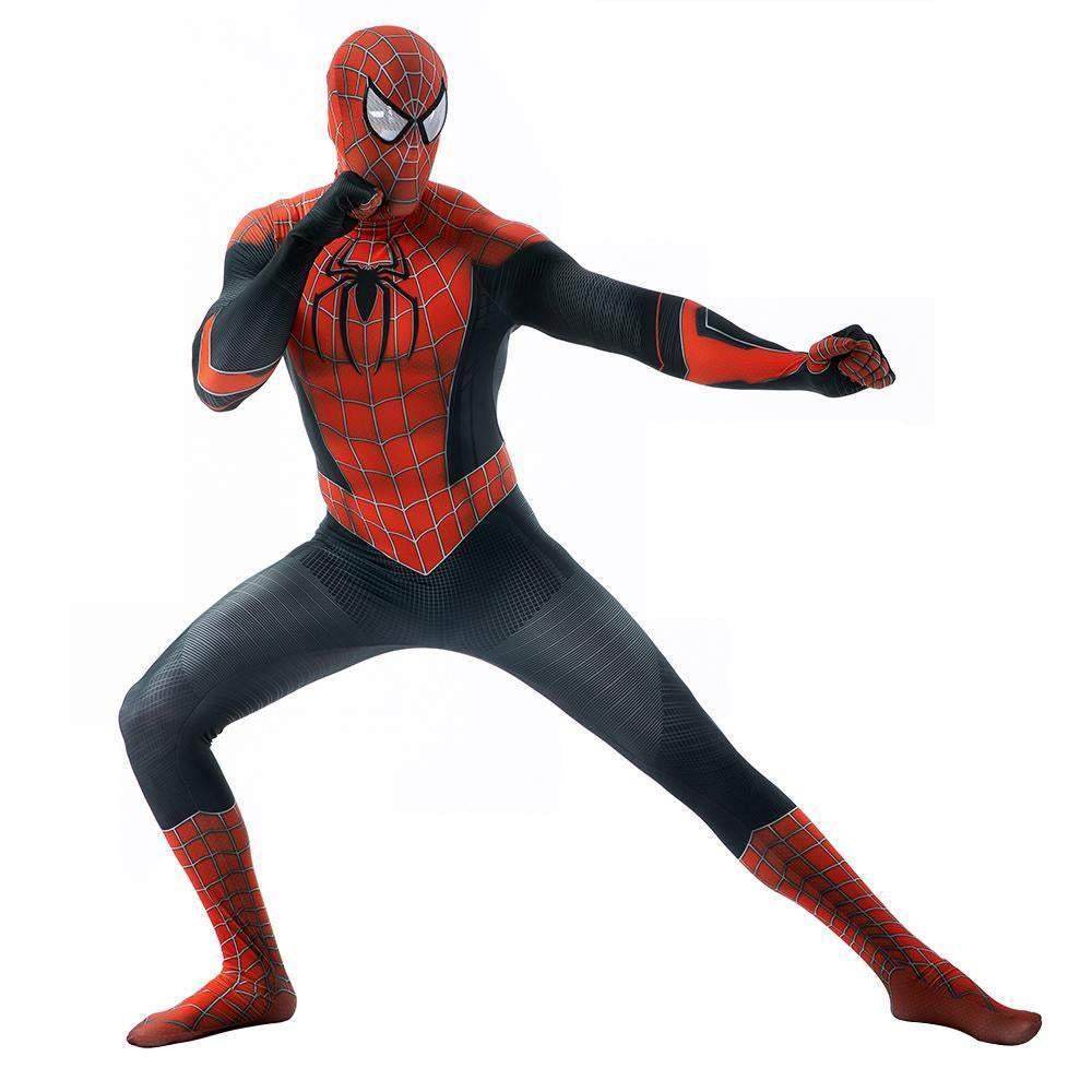 Halloween Cosplay Peter B Parker Spiderman Jumpsuit Superhero Tights Costume Suit Zentai For Adult Kids - zzcosplay