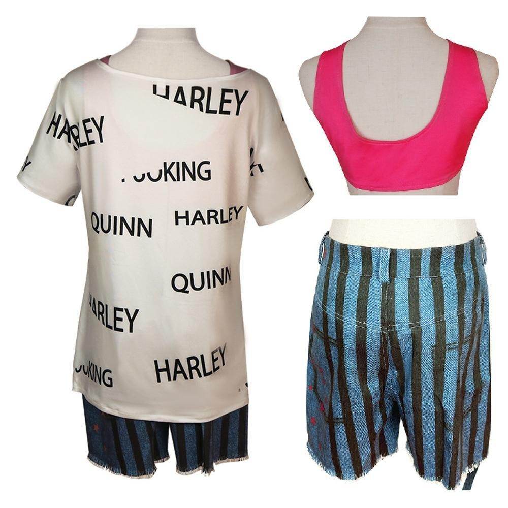 Harley Quinn Birds Of Prey Cosplay Costume Party Carnival Adult - zzcosplay