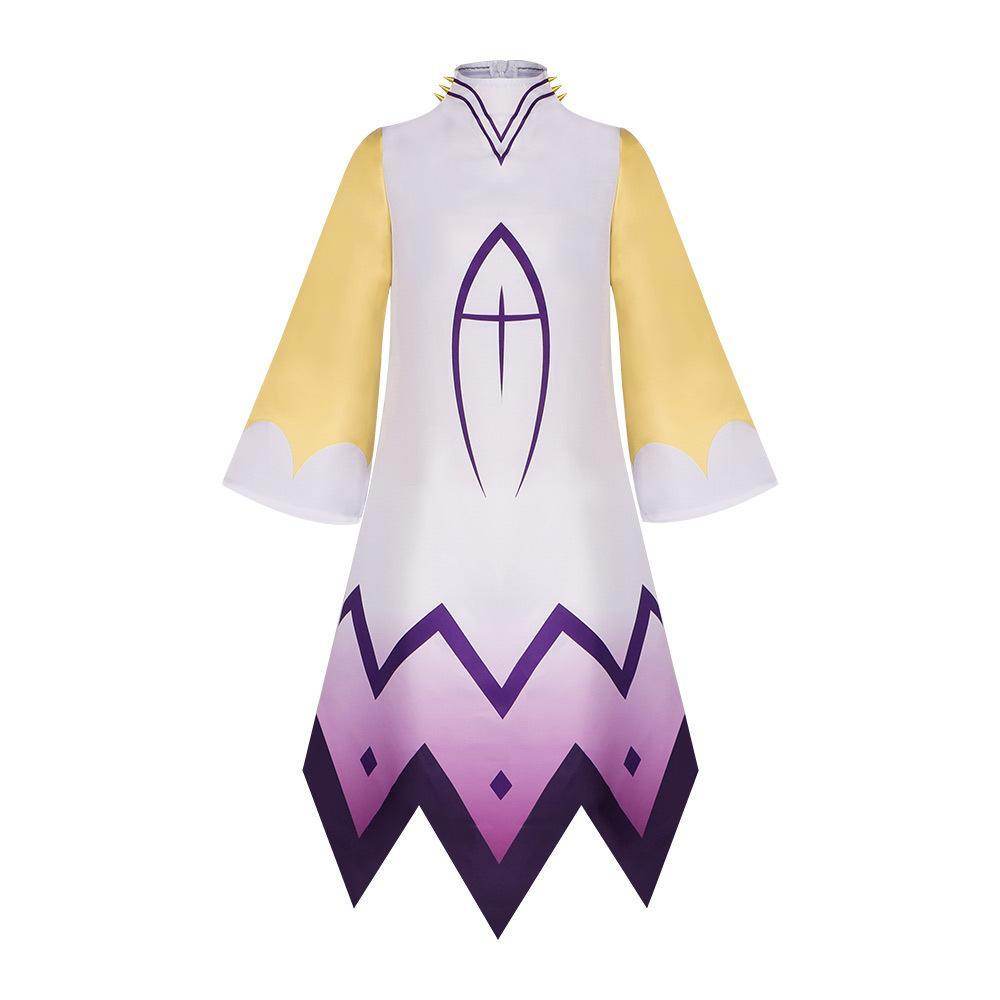 Hazbin Hotel Adam Cosplay Adam Robe Gloves Outfit Halloween - zzcosplay