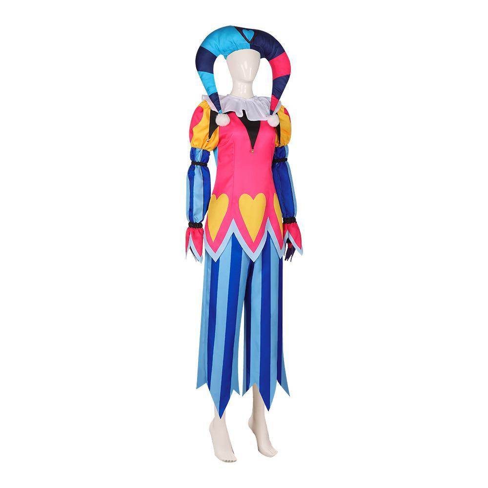 Hazbin Hotel Helluva Boss Fizzarolli clown stage costume cosplay - zzcosplay