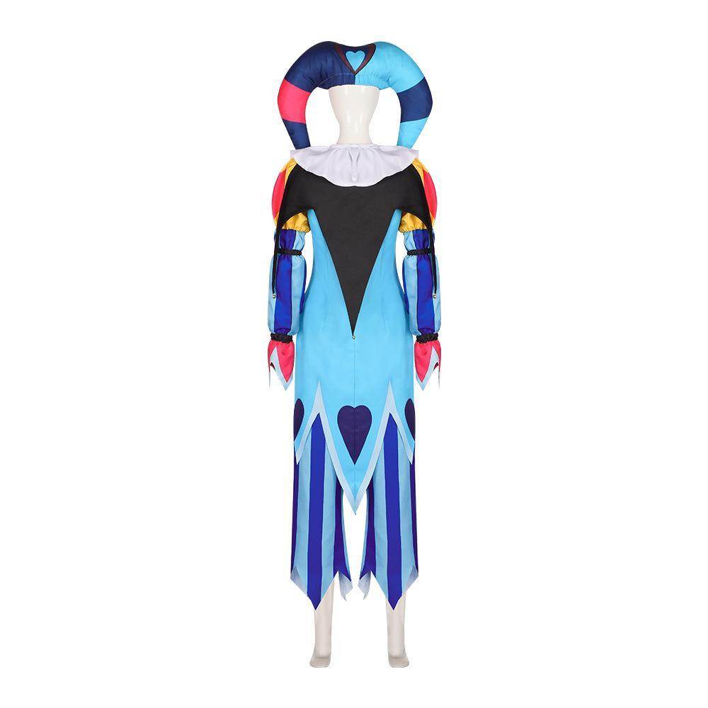 Hazbin Hotel Helluva Boss Fizzarolli clown stage costume cosplay - zzcosplay