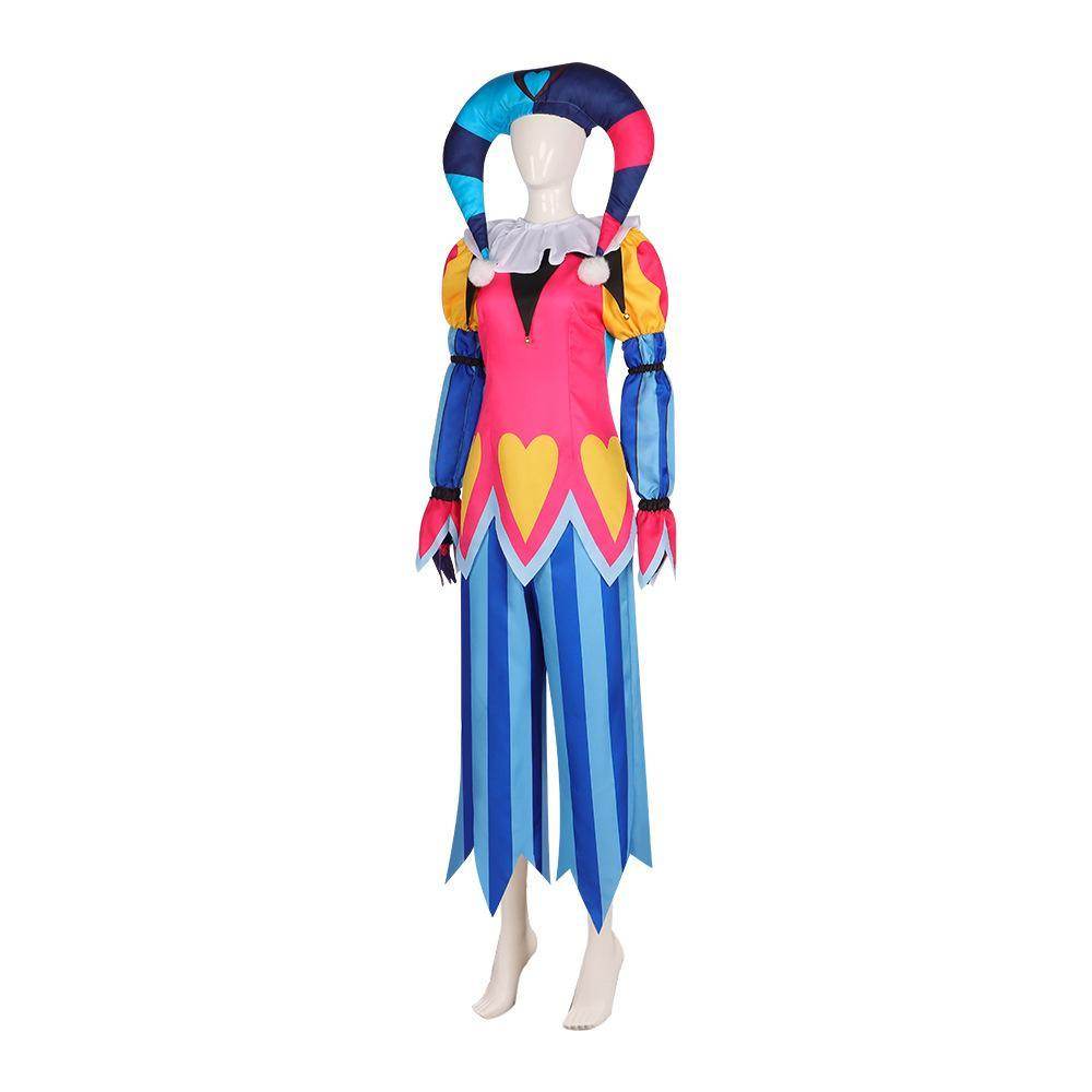 Hazbin Hotel Helluva Boss Fizzarolli clown stage costume cosplay - zzcosplay