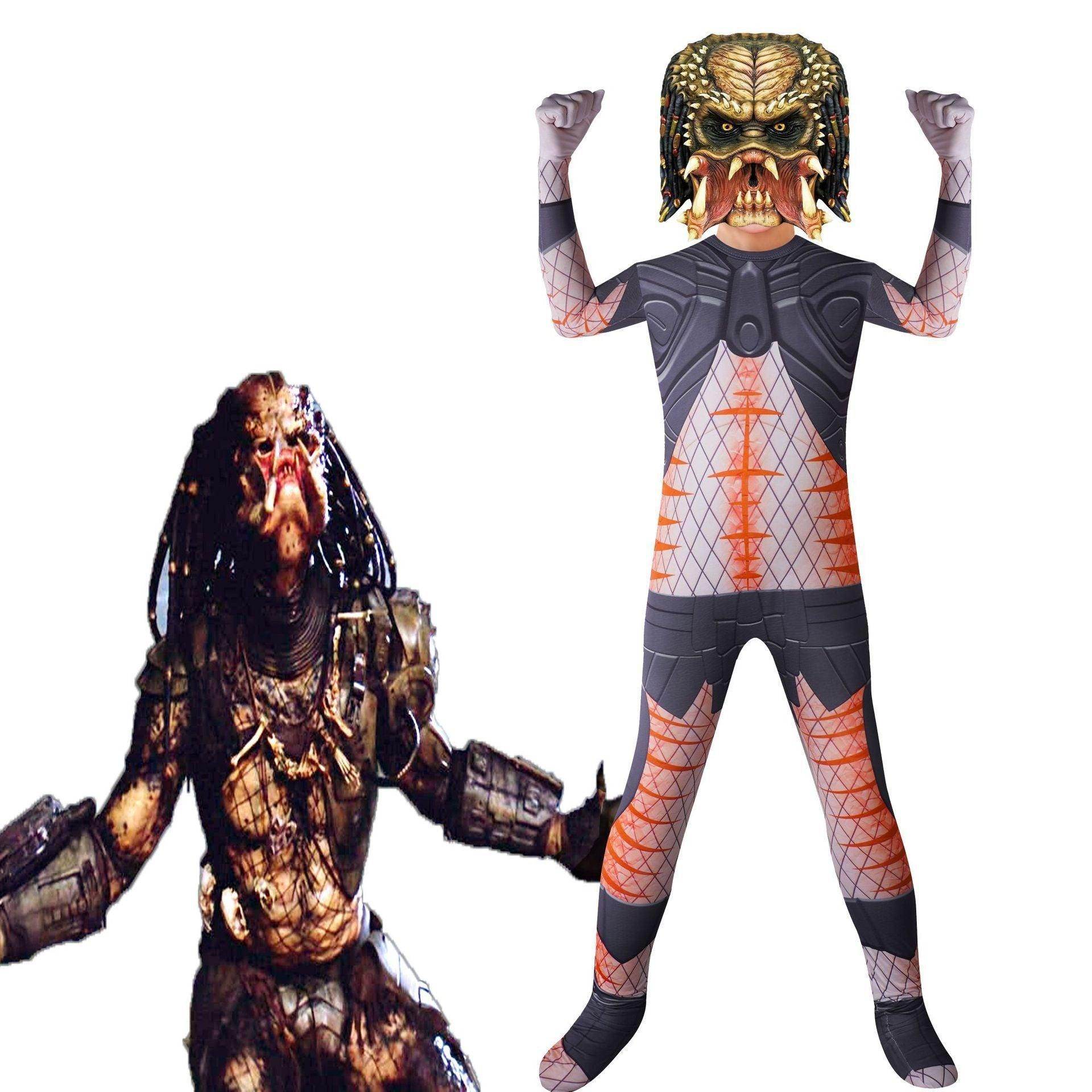 Horror Predator Child Play Costume Stage Performance Jumpsuit Hallloween - zzcosplay