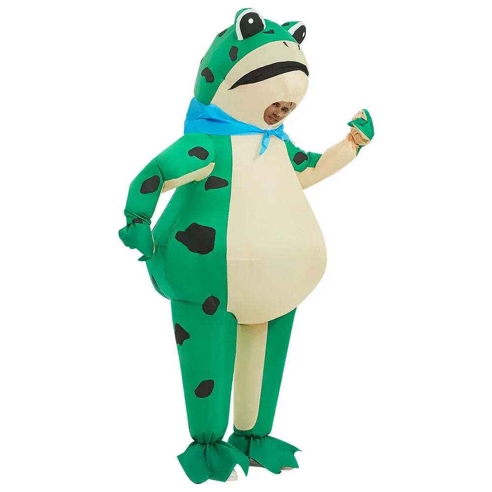 zzcosplay Inflatable Frog Costume Fun Animal Outfit