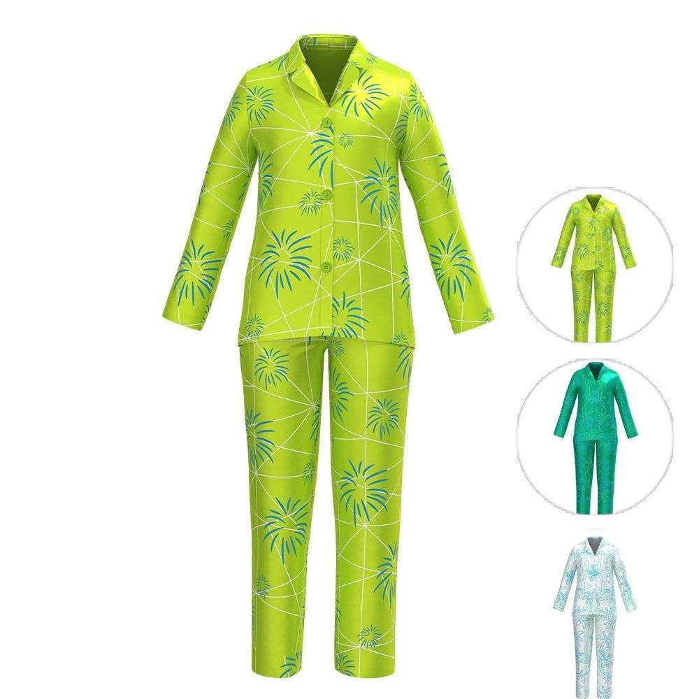 inside out 2 costumes Summer ice silk pajamas Home Wear - zzcosplay