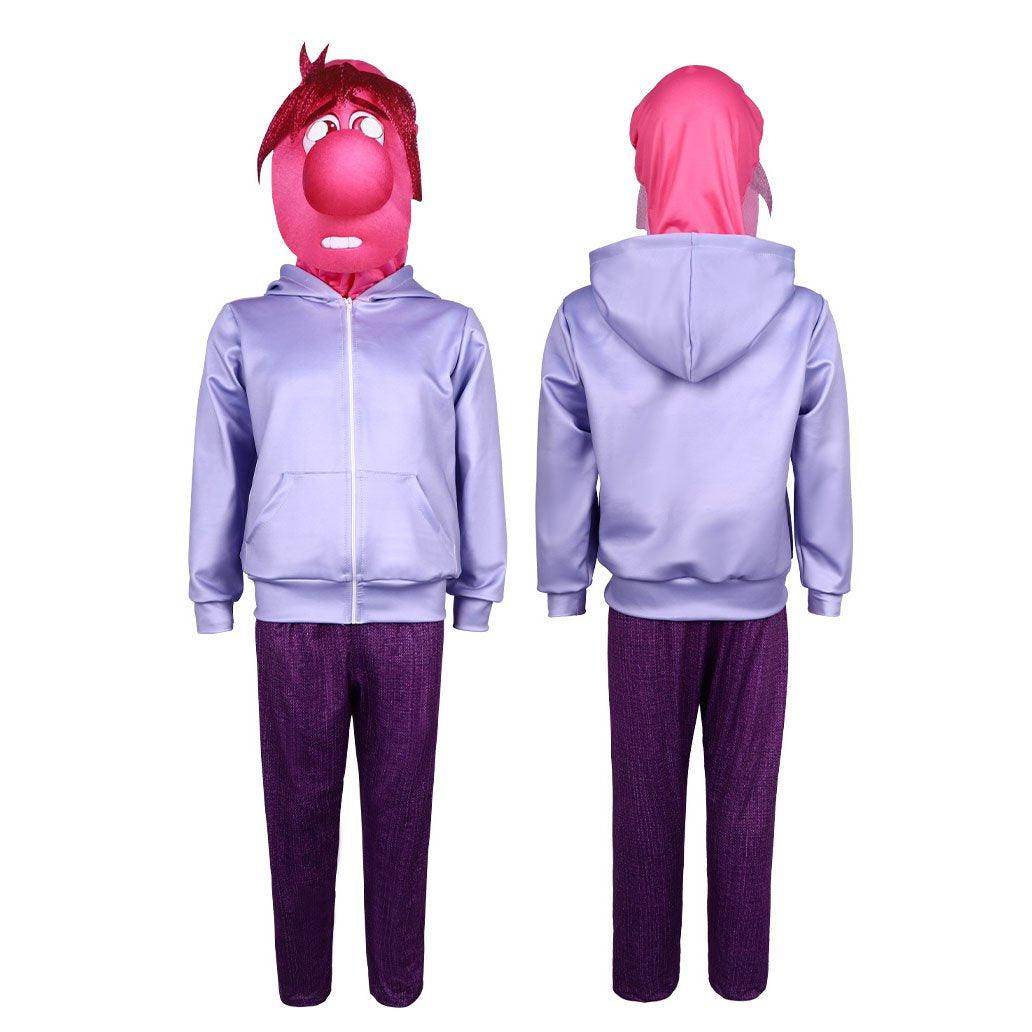 Inside Out 2 Embarrassment Costume Halloween Stage Performance Outfit for Kids and Adults - zzcosplay