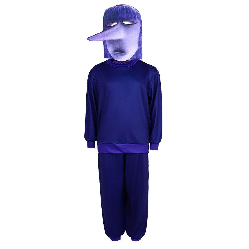 Inside Out 2 Ennui Costume Halloween Emotions Boredom Outfit Shirt Pant Suit For Kids Adult - zzcosplay