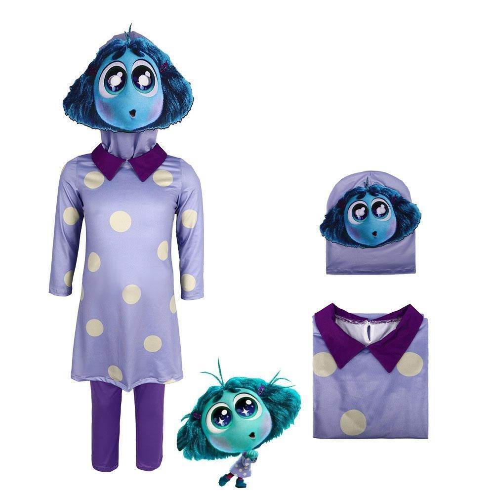 Inside Out 2 Envy Costume Halloween Stage Performance Outfit for Kids and Adults - zzcosplay