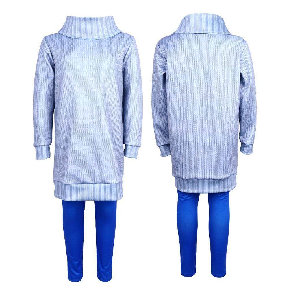 Inside Out 2 Sadness Costume Halloween Stage Performance Outfit for Kids and Adults - zzcosplay