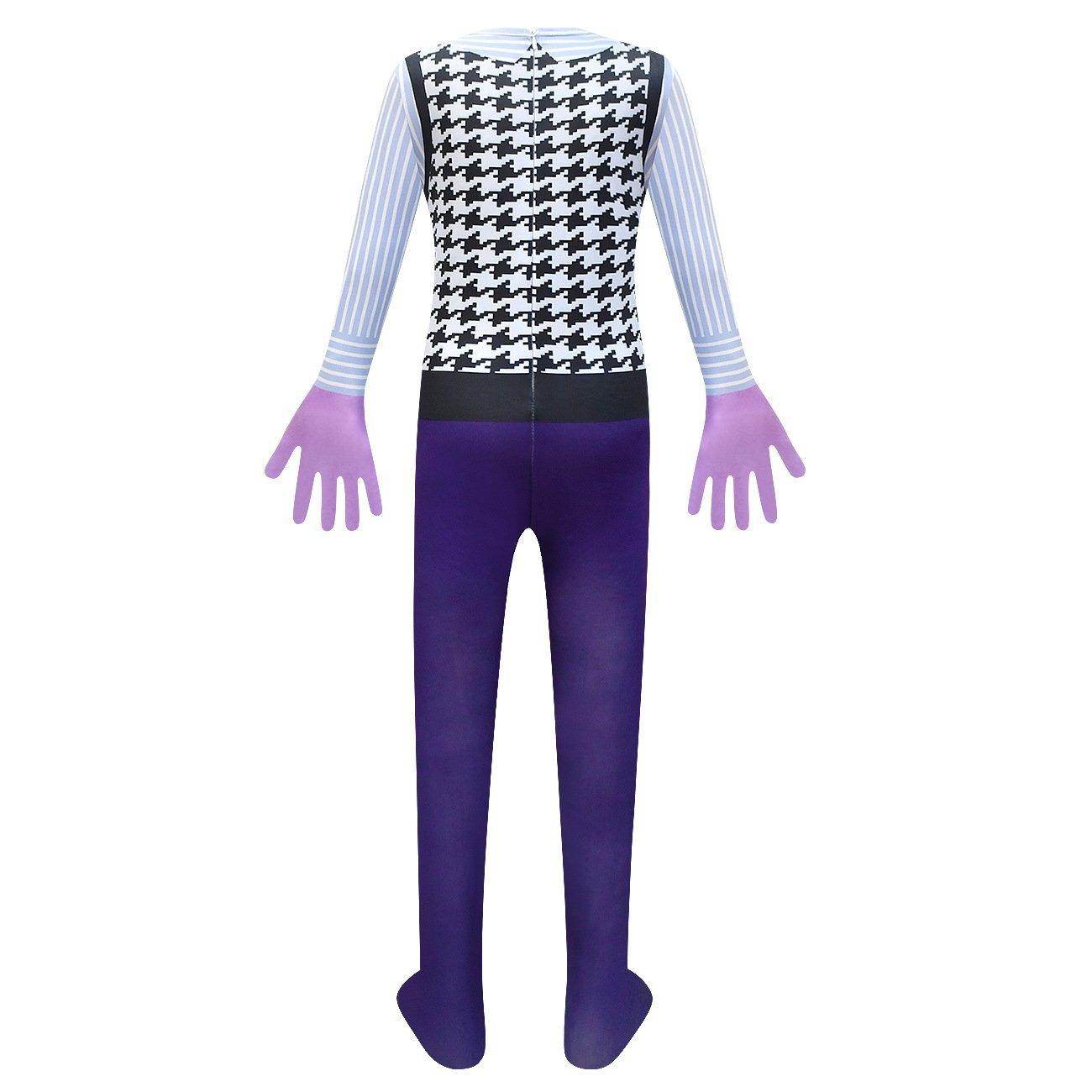 Inside Out Fear Cosplay Jumpsuit for Boys Kids' Zentai Costume - zzcosplay