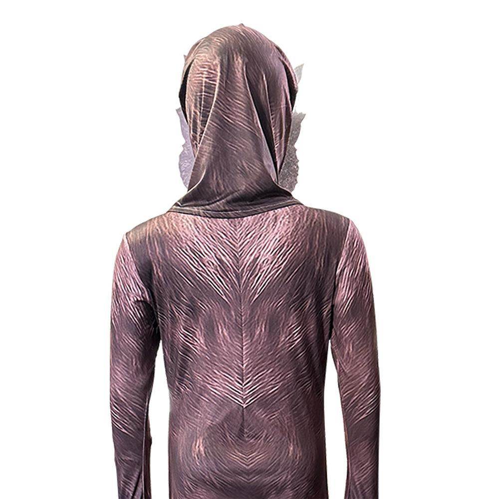 into the woods 1987 wolf costume Animal Jumpsuit Halloween - zzcosplay