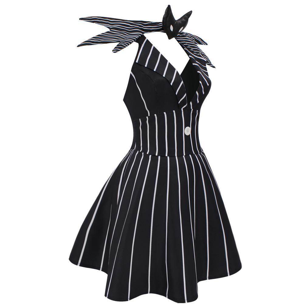 jack skellington costume Dress Nightmare Before Christmas For Women - zzcosplay