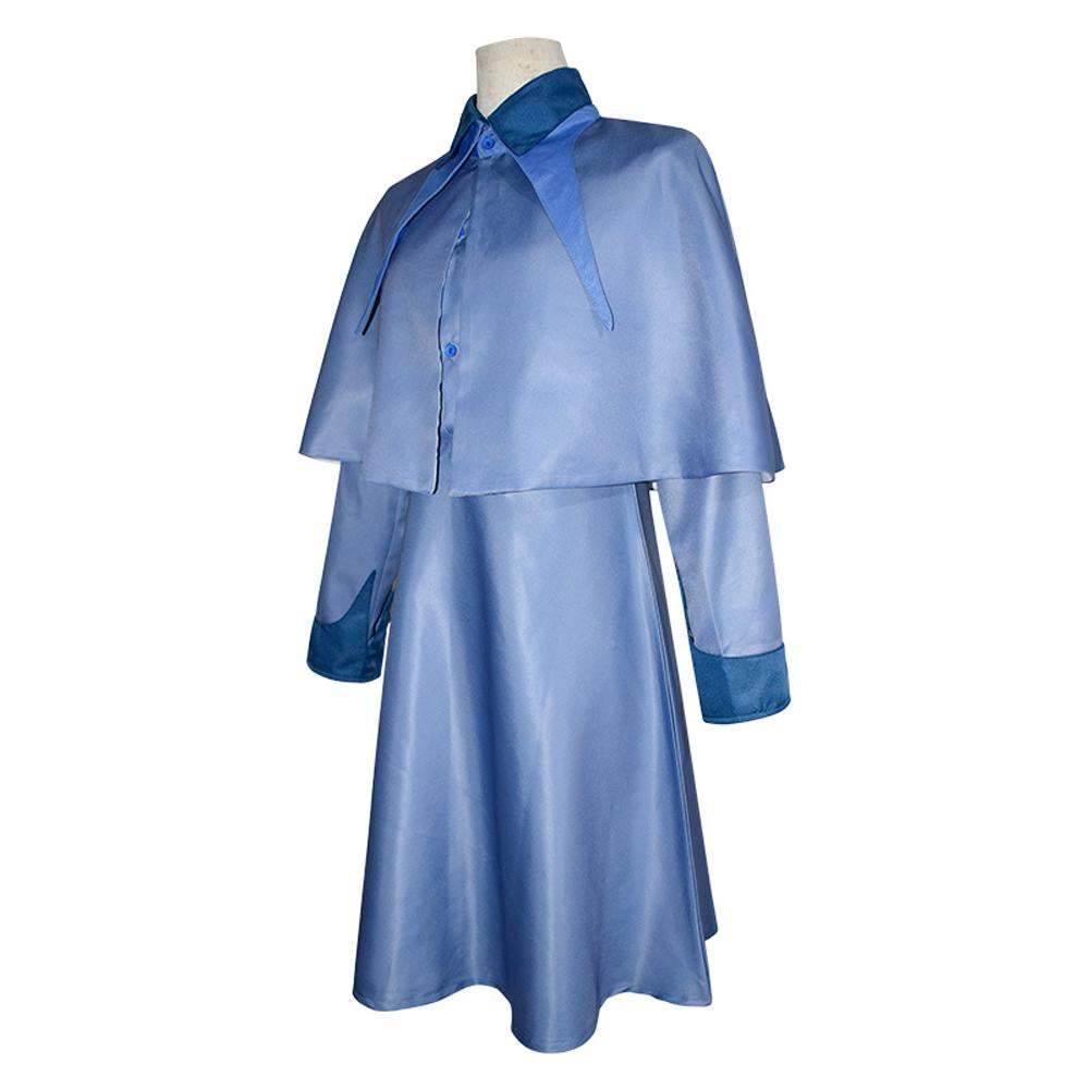 Harry Potter Costume Cosplay Beauxbatons School Uniform Fleur DE Kurt Costume for Girls Women - zzcosplay
