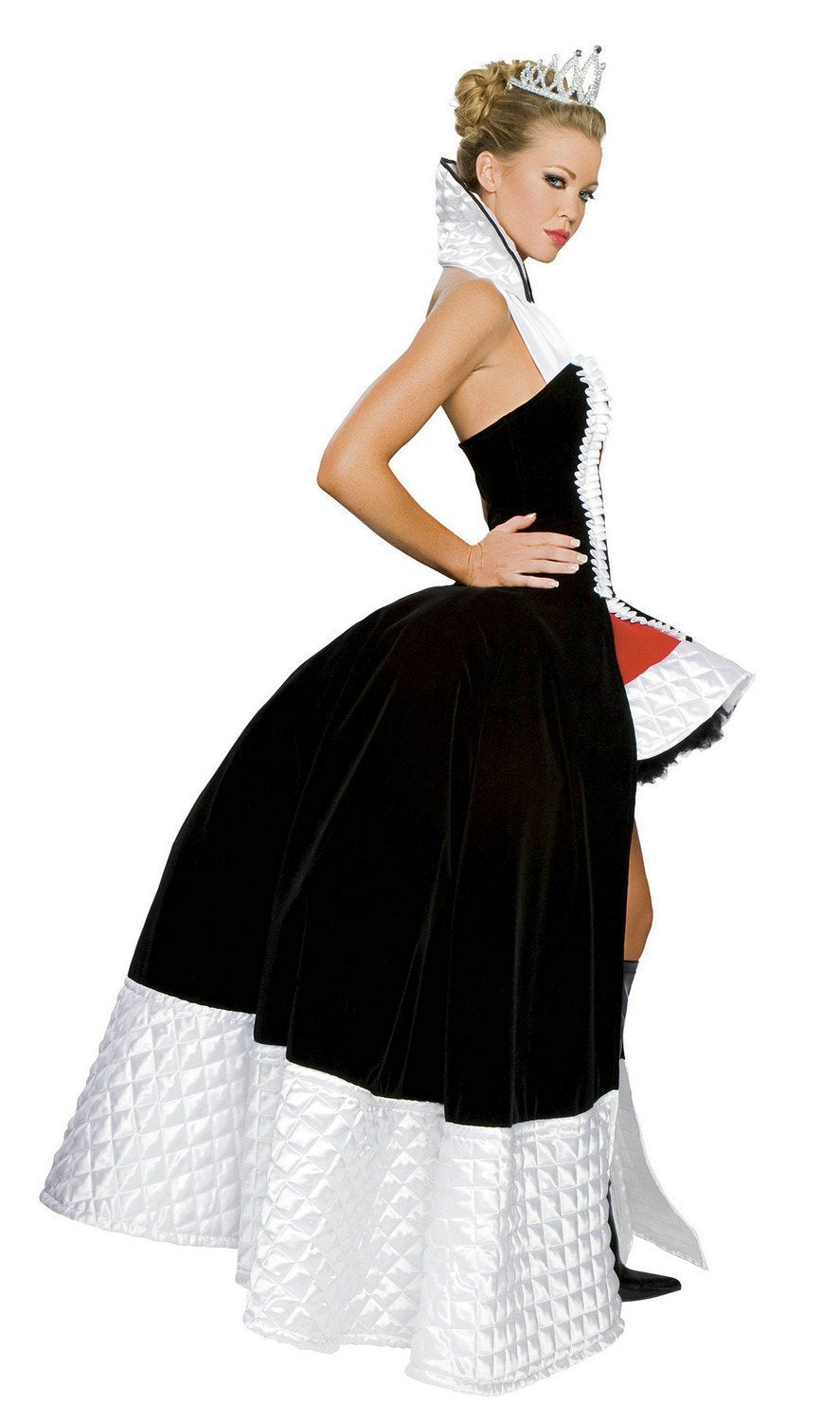 Poker Queen of Hearts Fancy Dress Cosplay Costume Queen Dress Cosplay Costume