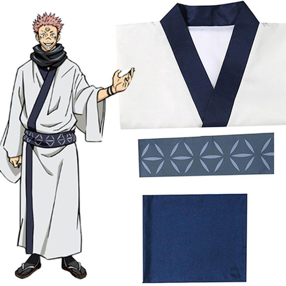 Jujutsu Kaisen Ryomen Sukuna kimono Costume Party Carnival Cosplay Full Set - zzcosplay