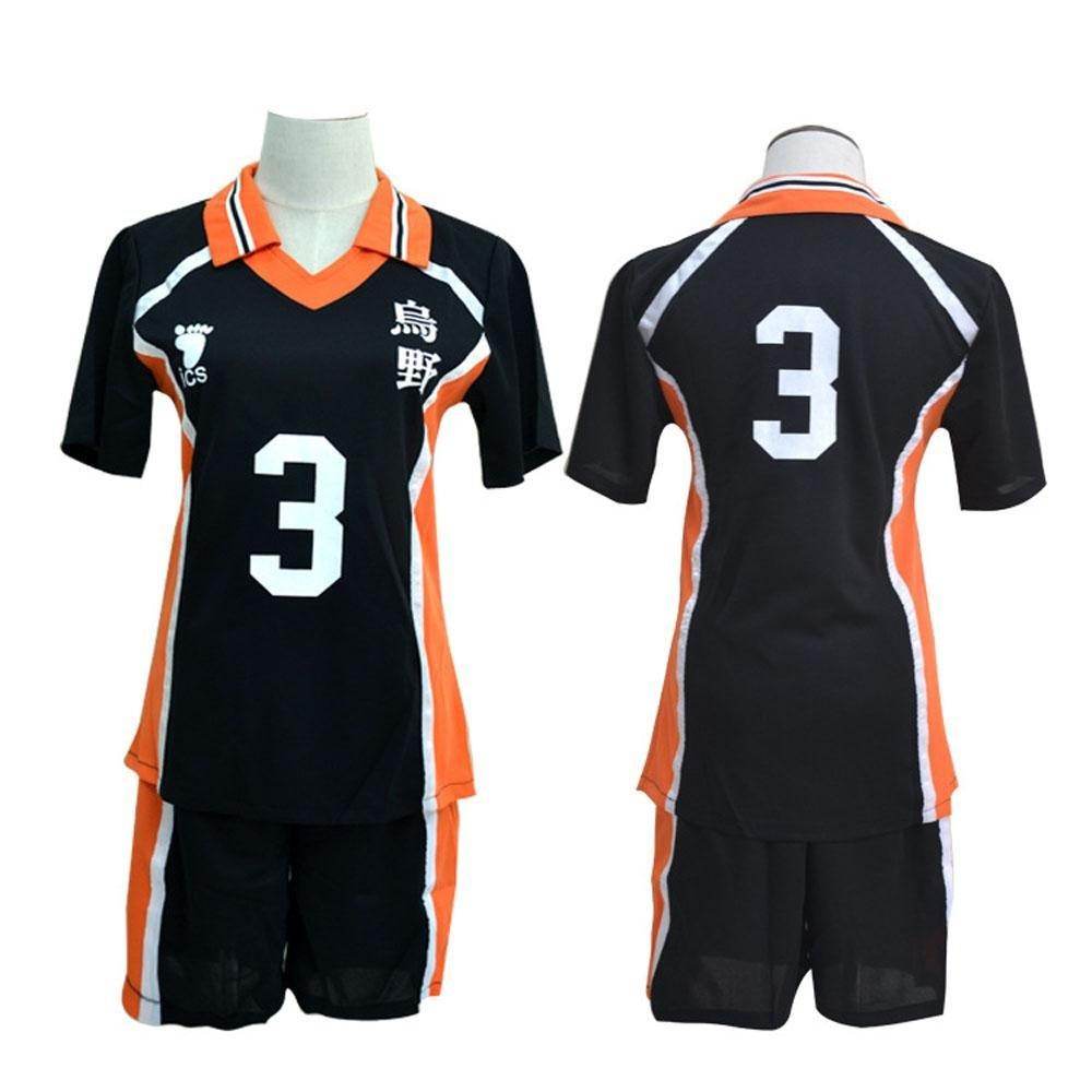 Karasuno Uniforms Anime Haikyu!! Cosplay Costumes Carnival Party Full Set - zzcosplay