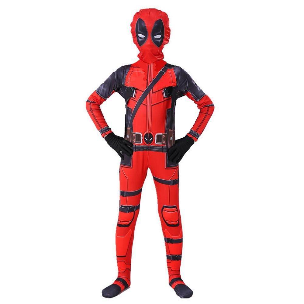 Kidpool Halloween Cosplay Costume Children Deadpool - zzcosplay