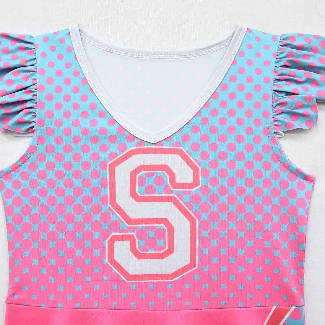 kids costume College Zombies 2 Cheerleader dress Costume Children's Dress - zzcosplay