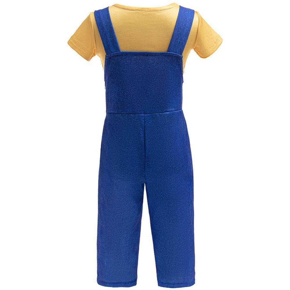 Kids Minions Cosplay Costume Boys' Suspender Outfit for Halloween Parties - zzcosplay