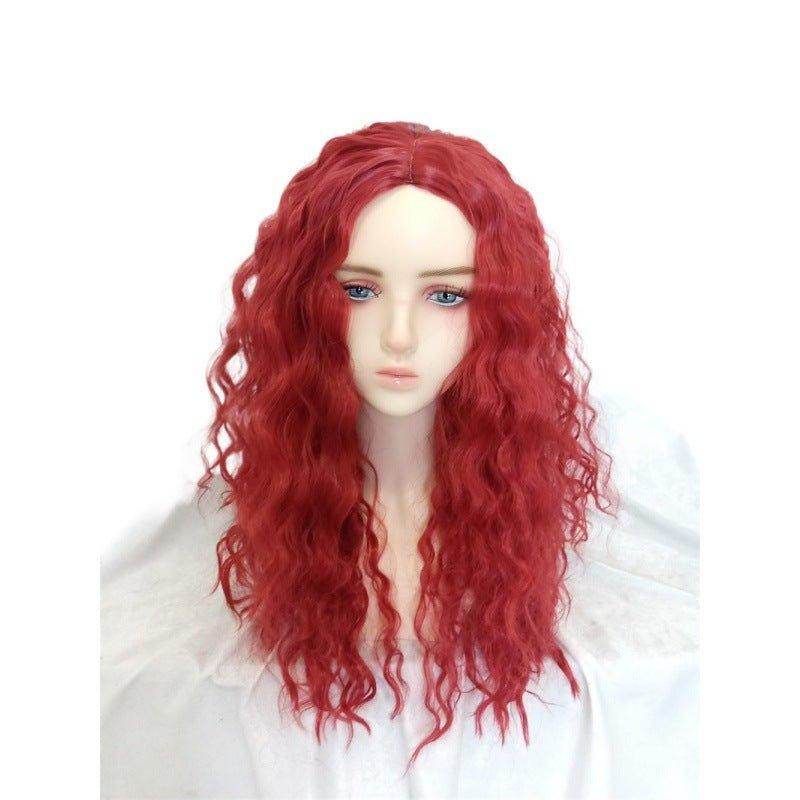 Kids' Uliana Costume Blue and Red Wig - Descendants 4: The Rise of Red - zzcosplay
