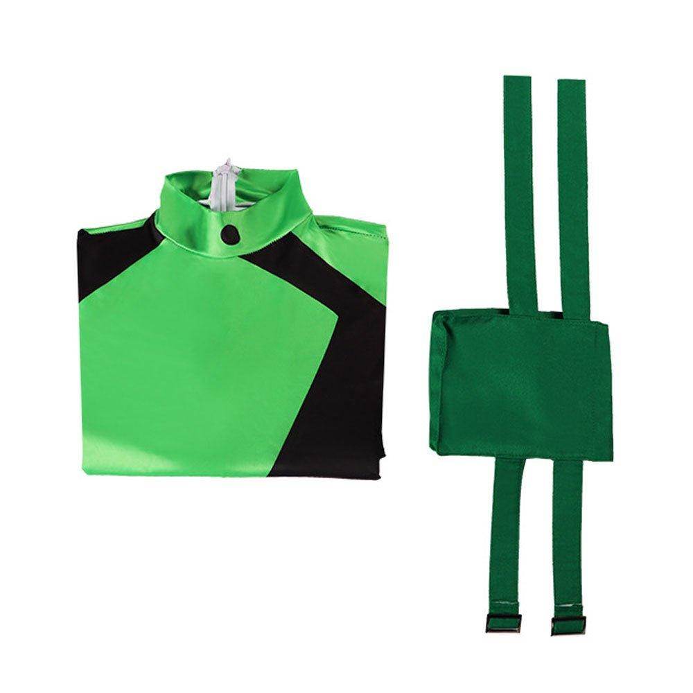 Kim Possible Shego Costume Bodysuit Jumpsuit Party Halloween - zzcosplay