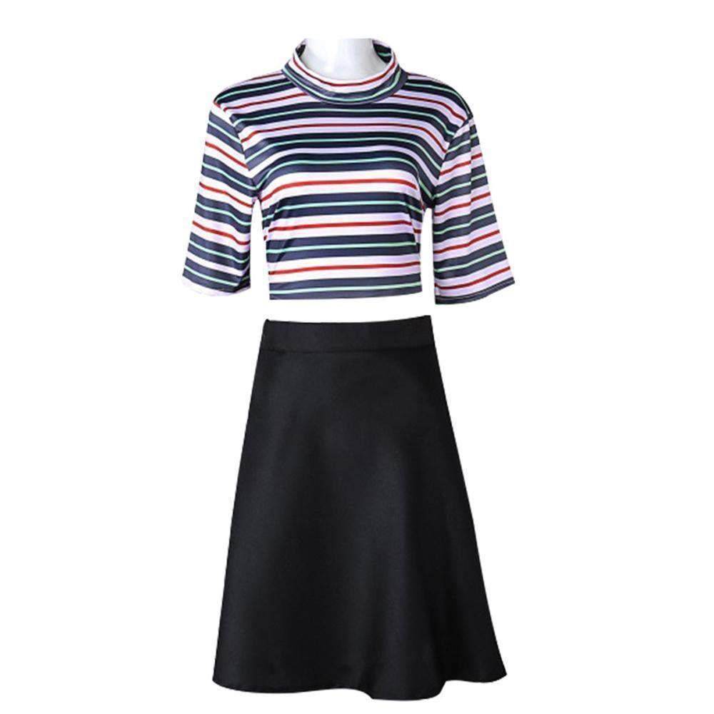 Manga Killing Stalking Yoonbum Cosplay Costume Casual T-Shirt Skirt Halloween Carnival Uniforms Party Dress for Women - zzcosplay