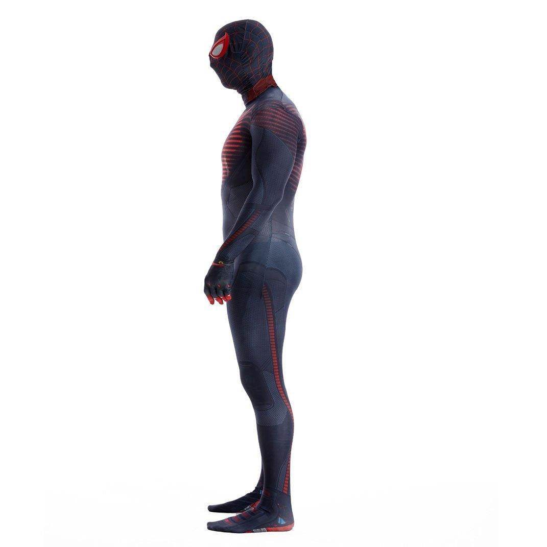 Miles Morales Spider Man PS5 Cosplay Suit Ultimate Costume for Kids and Adults - zzcosplay