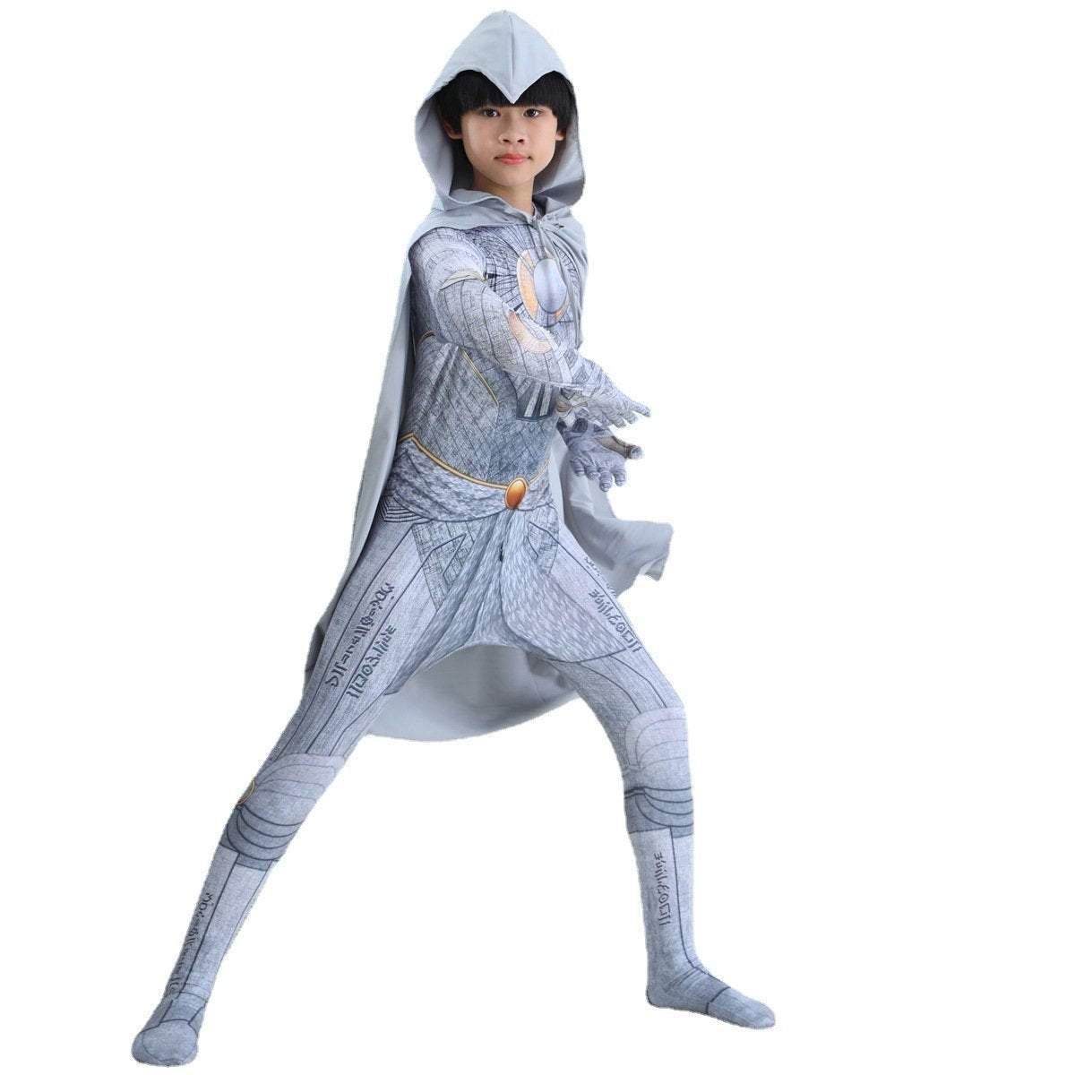 Moon Knight Drax Cosplay Costume Halloween Jumpsuit Outfit Suit Dress Up For Kids - zzcosplay