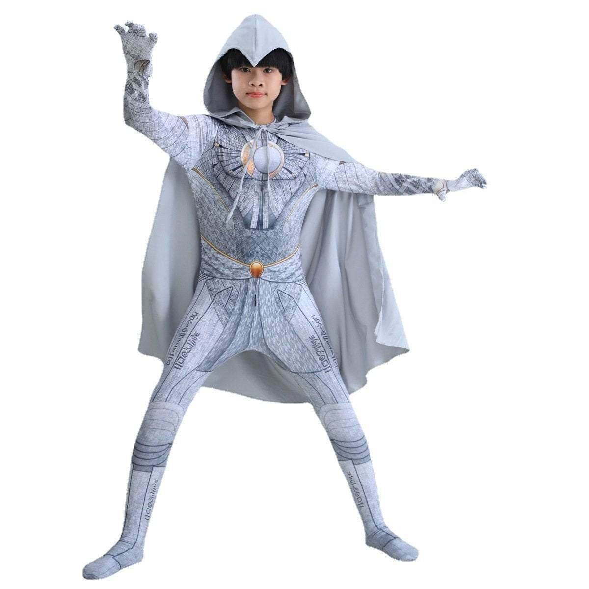 Moon Knight Drax Cosplay Costume Halloween Jumpsuit Outfit Suit Dress Up For Kids - zzcosplay