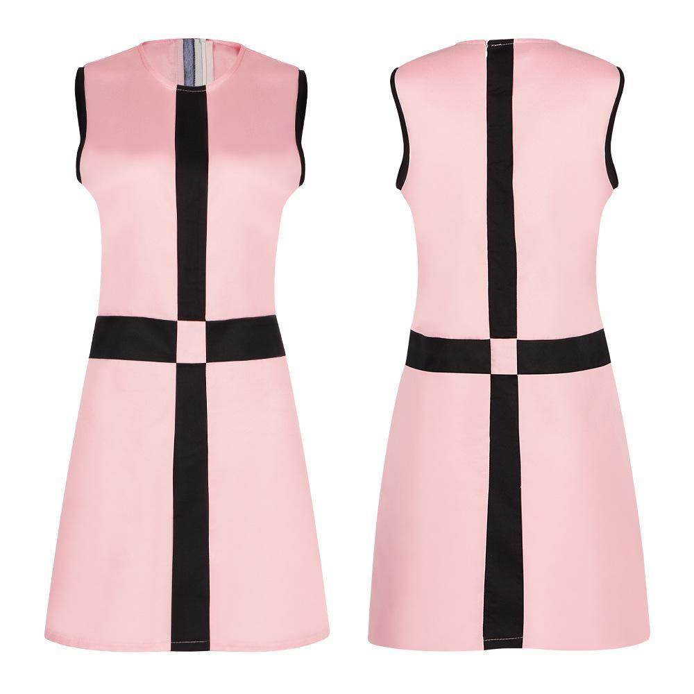 Movie The Queen's Gambit The same Beth Harmon dress cosplay for stage - zzcosplay