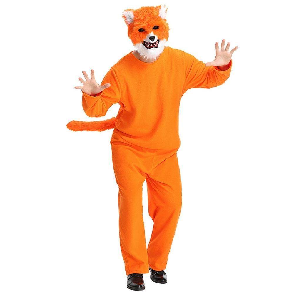 Mr. Sly Fox Animal Adult Jumpsuit Cosplay Costume Carnival - zzcosplay