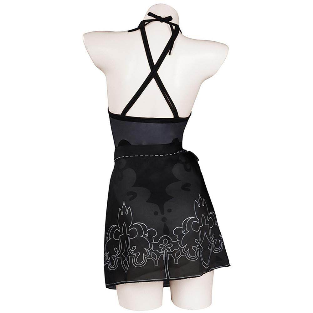 NieR Automata YoRHa No.2 Swimsuit Cosplay Costume Swimwear Outfits - zzcosplay