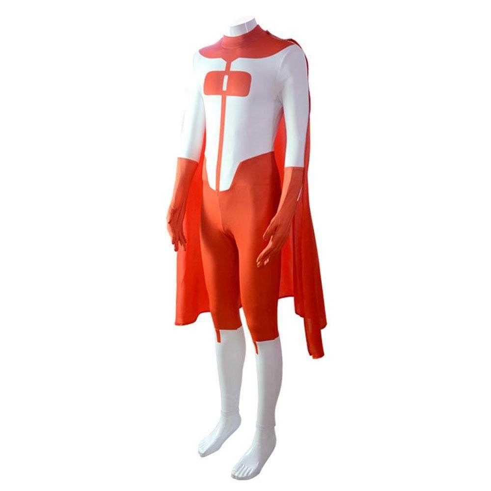 Omni-Man Invincible Costume Bodysuit Zentai Hero Cloak Cosplay - zzcosplay